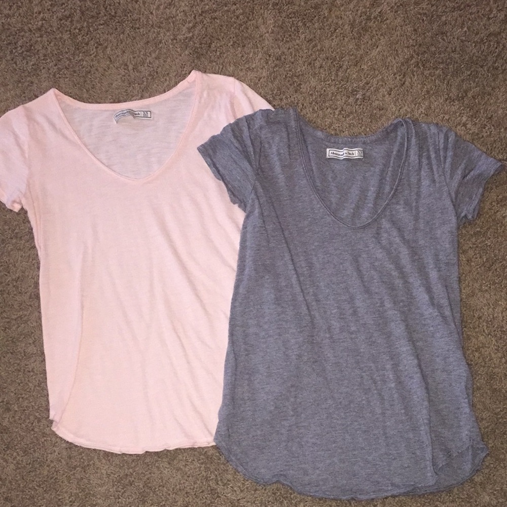 Abercrombie v neck tshirt
